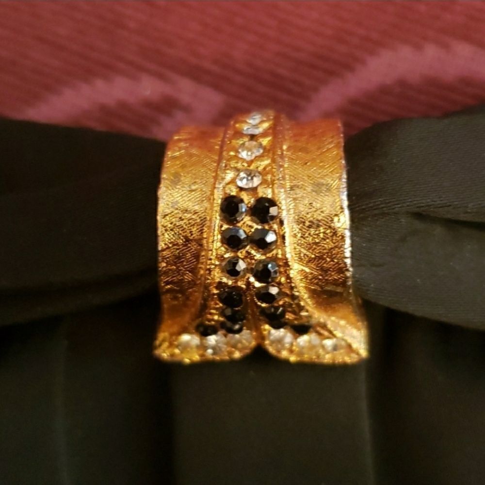 VNTG After Five Black Clutch Purse - Picture 9 of 10